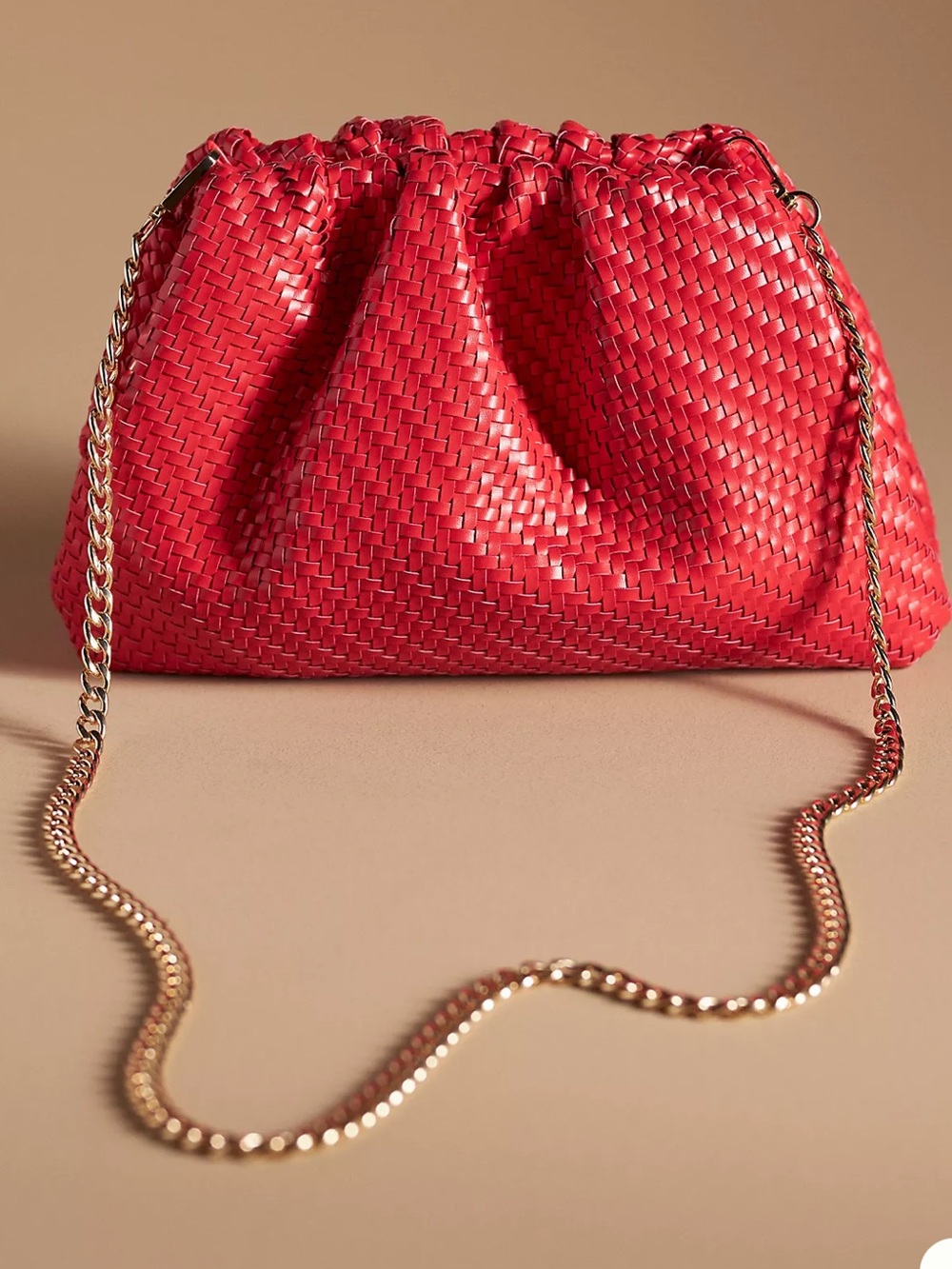 Anthropologie The Frankie Faux-Leather Clutch Bag
